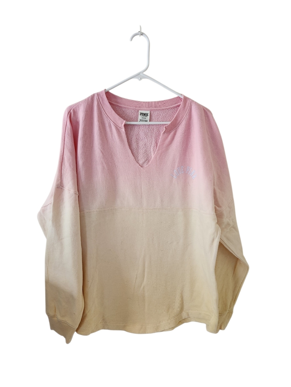 Pink Victorias Secret Ombre Sweatshirt